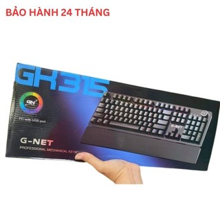 Bàn phím cơ Gnet GK315 switch quang