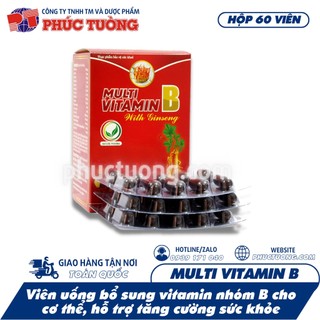Multi Vitamin B Ginseng bổ sung các vitamin nhóm B cho cơ thể
