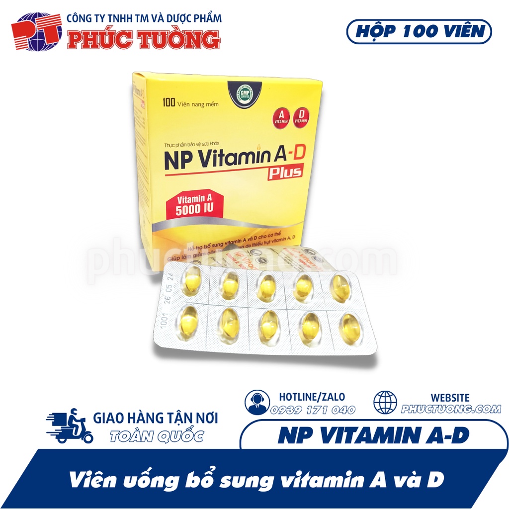 NP Vitamin A-D bổ sung Vitamin A và D cho cơ thể