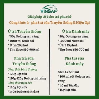 TRÀ OLONG SEN VÀNG VINSAF 250gr