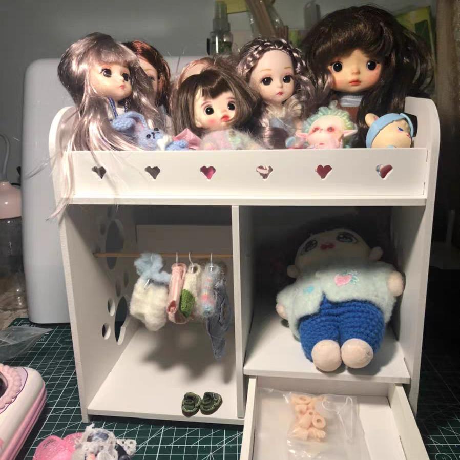 Giường Ngủ Dành Cho Búp Bê Bjd 20cm 30cm 6 Điểm