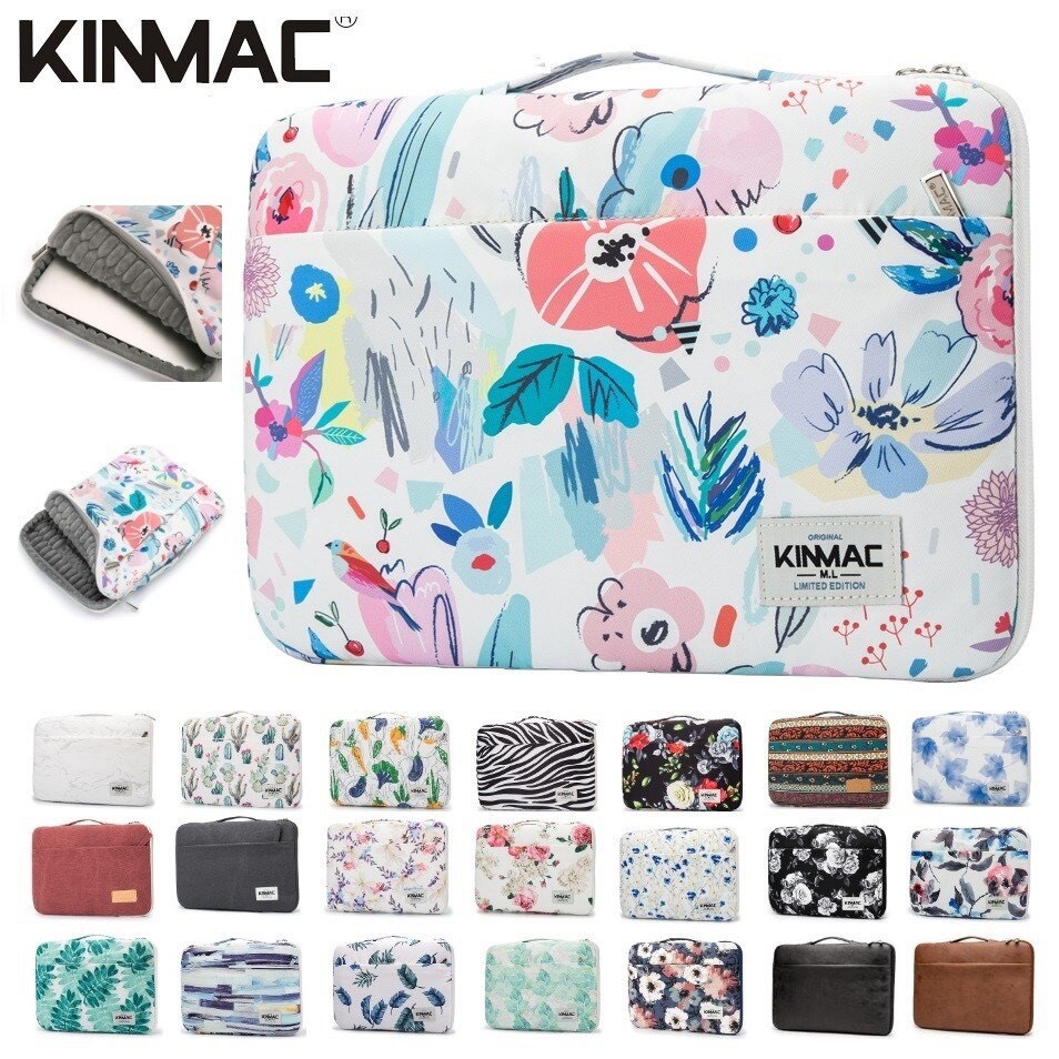 Túi đựng laptop chống sốc 6 LỚP có quai xách, lót cao su phủ nhung mịn chống sốc tuyệt đối KINMAC
