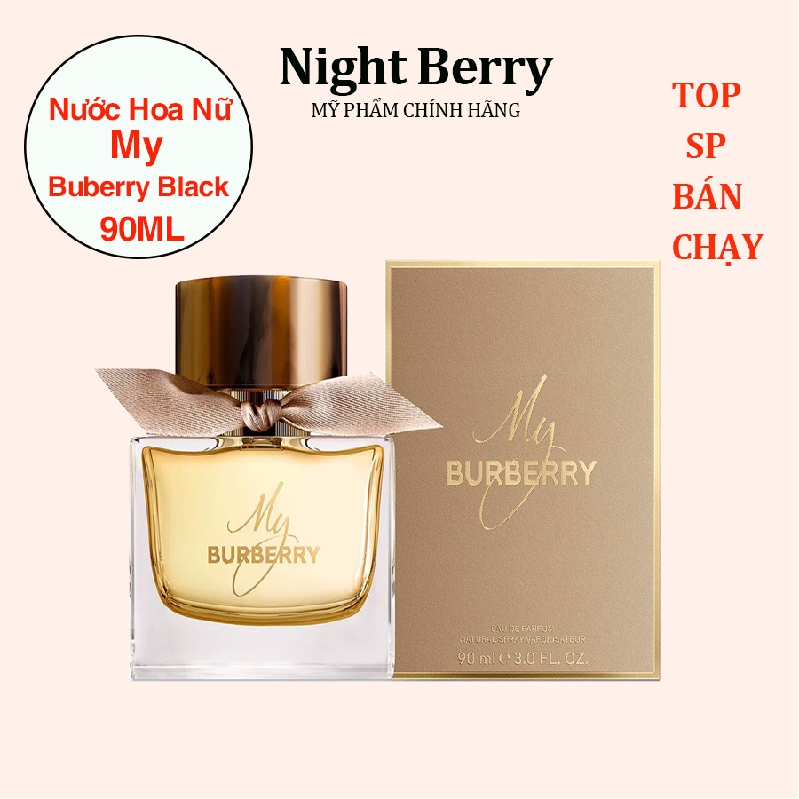 Nước Hoa Burberry My Burberry Black EDP 90ml, Hương Thơm Nữ Tính Sang Trọng Cuốn Hút