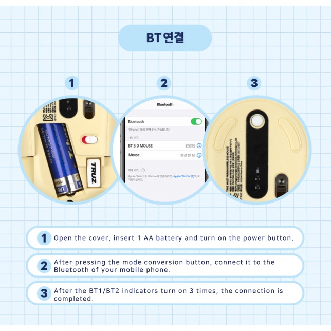 Chuột bluetooth không dây 2.4Ghz x TRUZ cao cấp