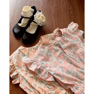 Đầm linen hoạ tiết hoa hồng vintage - Đầm ROSY- Youth Linen