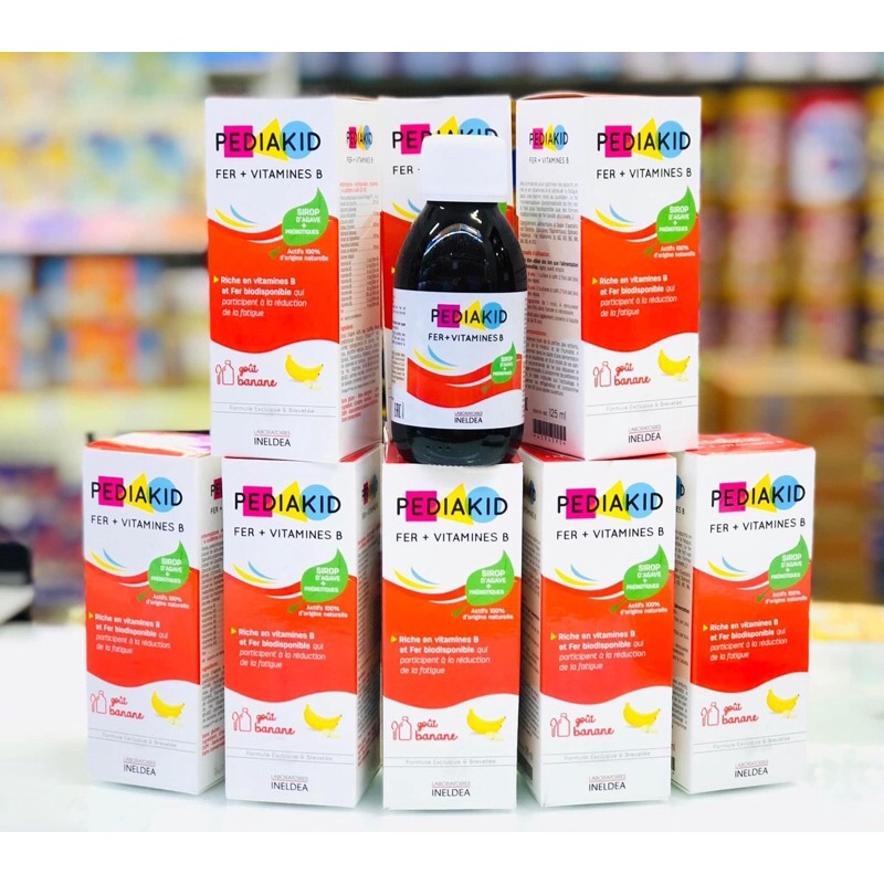 Vitamin bổ sung sắt PEDIAKID FER + VITAMINES B