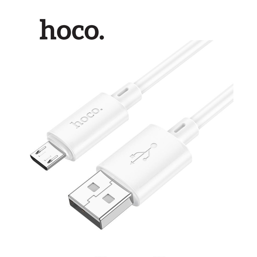 Cáp sạc 2.4A Hoco X88 Micro dây PVC siêu bền chống gãy dài 1M cho Android