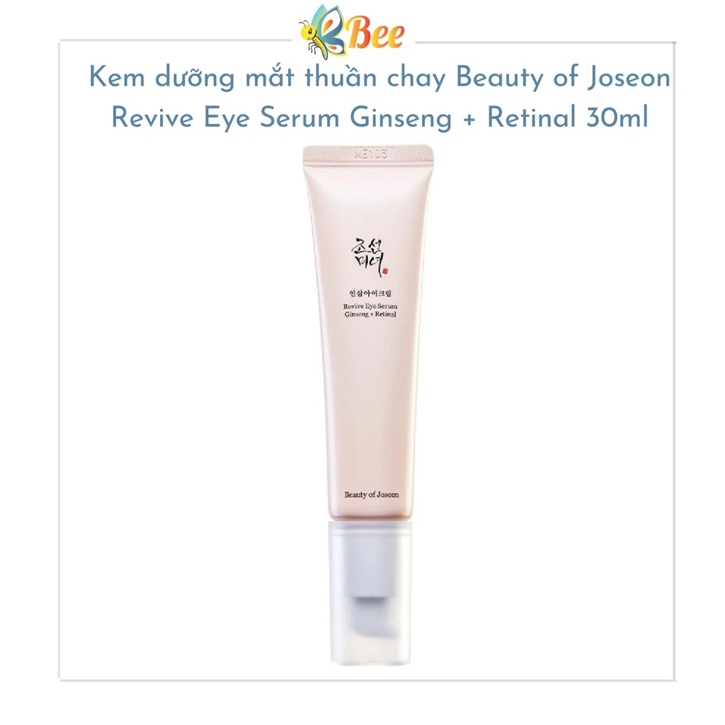 Kem dưỡng mắt thuần chay Beauty of Joseon Revive Eye Serum Ginseng + Retinal 30ml