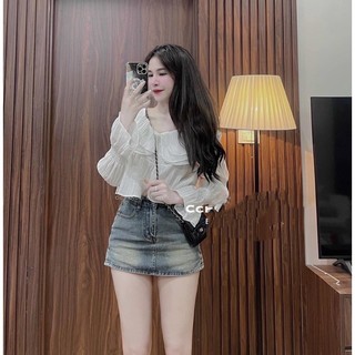Áo Bèo Trễ Vai Tay Xoè