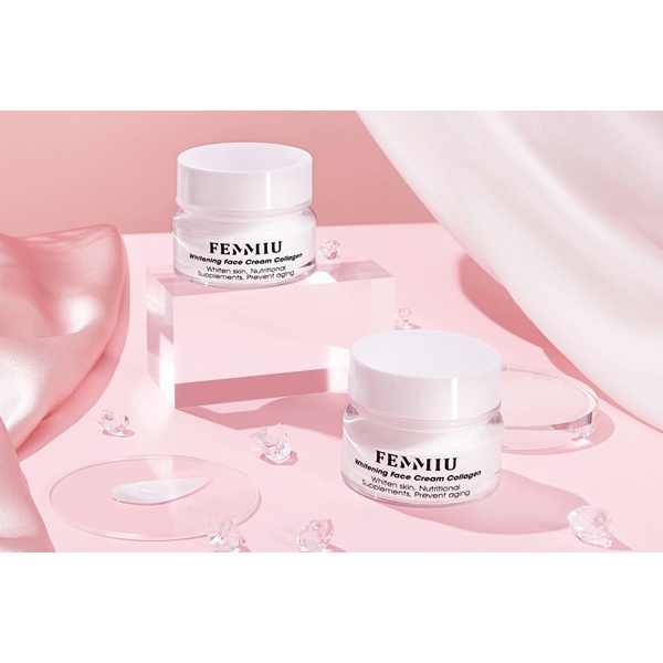 Kem Face Collagen Sữa Non Femmiu dưỡng trắng mờ nám ,tàn nhang