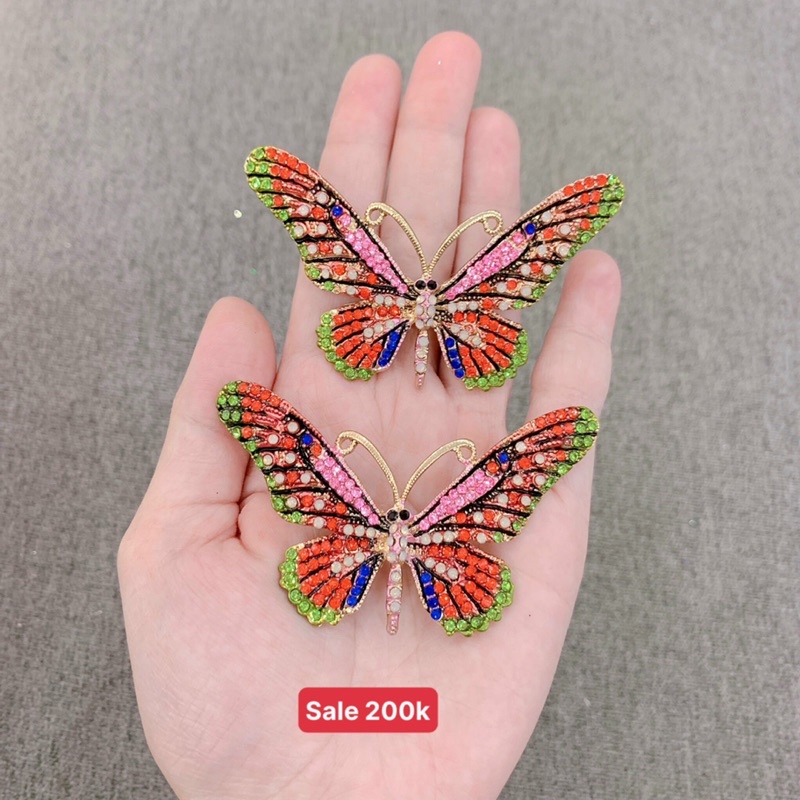 Charm Mix Dép Bươm' Cánh Dài Phụ Kiện Dép HVN