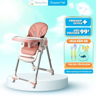 Ghế Ăn Dặm BellyBaby BBOri Và BB105 Phiên Bản Nâng Cấp 2021 Gấp Gọn, Bàn Ăn Rông, Ngả Lưng Ghế 140 Độ