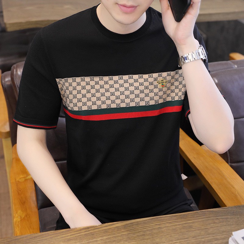 Áo thun nam chất vải cotton lạnh áo phông nam cổ tròn mềm mịn mát A.607