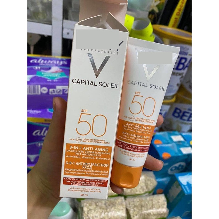 Kem chống nắng giảm lão hóa 50ml