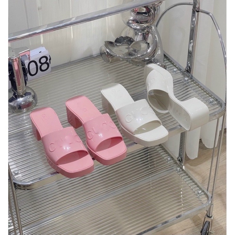 Guốc nhựa g gót 6 phân