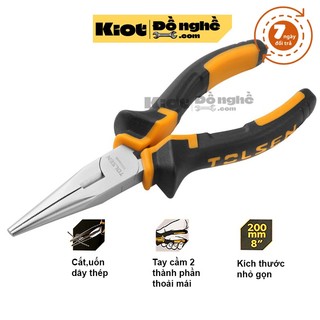 Kìm nhọn 8 inch tolsen 10007 - kìm mũi nhọn dài