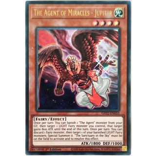 [Thẻ Yugioh] The Agent of Miracles - Jupiter |EN| Ultra Rare