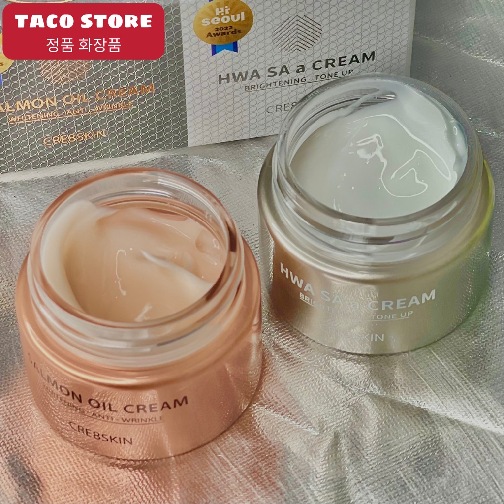 Kem cá hồi Salmon Oil Cream Cre8skin Hàn Quốc 80g