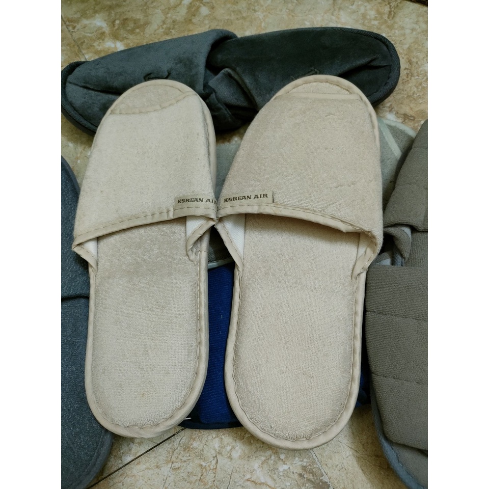 Dép vải bông đi trong nhà của các hàng hàng không