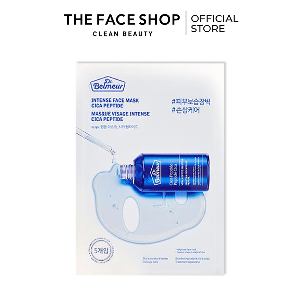 Mặt Nạ Dưỡng Da TheFaceShop Dr.Belmeur Intense Mask Cica Peptide 40ml