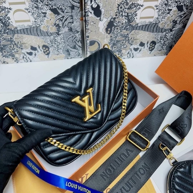TÚI đeo chéo nữ LV NEW WAVE 2in1 SP FULLBOX SEAL