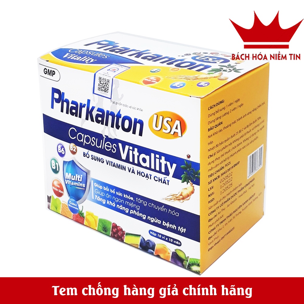 Viên uống Multivitamin - Bổ sung Vitamin, và khoáng chất giúp ăn ngon miệng, tăng cường thị lực tăng sức đề kháng