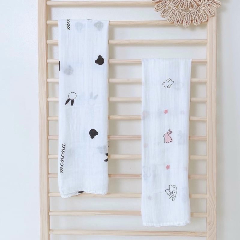 Khăn tắm sợi tre Organic Monona - Hộp 2 khăn