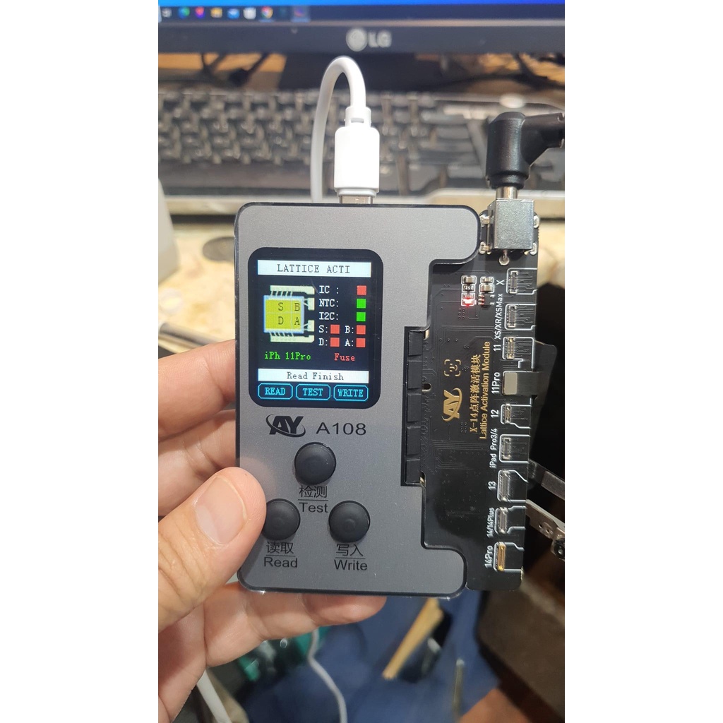 ✨ Box AY-A108 Kèm 2 mạch. Mạch làm Face Không Khò Hàn và Mạch Làm Pin: X - 14PRM✨