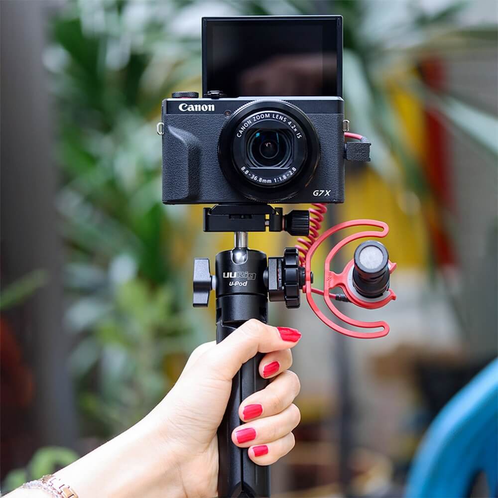 TRIPOD MINI KIÊM TAY CẦM CHO MÁY ẢNH VÀ ĐIỆN THOẠI UURIG U-POD