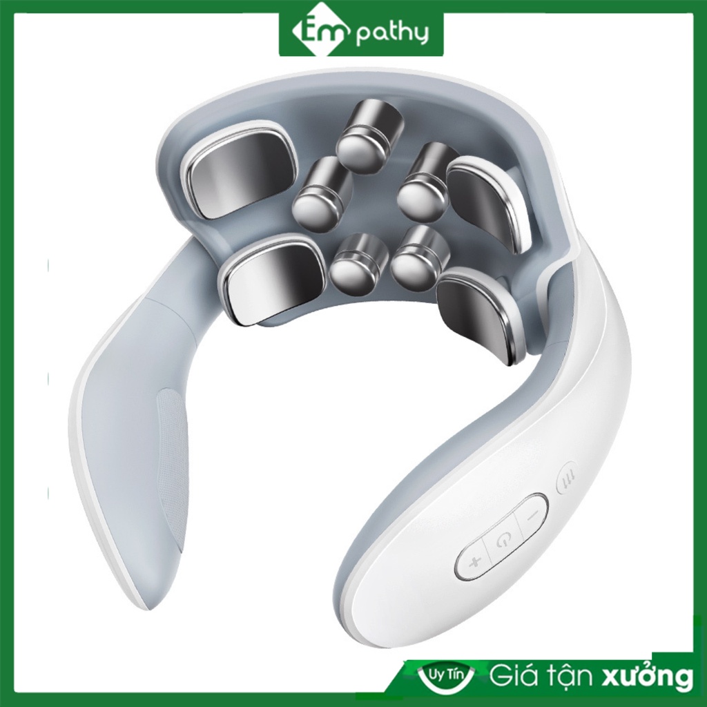 Máy massage cổ vai gáy Máy mát xa xoa bóp cổ gáy 4 đầu điện cực JT-88 công nghệ xung điện kết hợp massage
