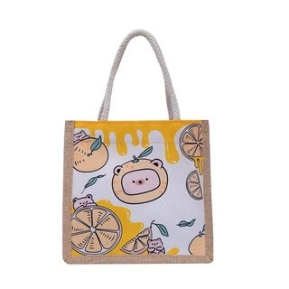Túi cói mini hình cute (nhiều mẫu)