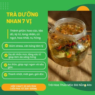 Trà dưỡng nhan 7 vị Đà Nẵng - Trà hoa gói nhỏ