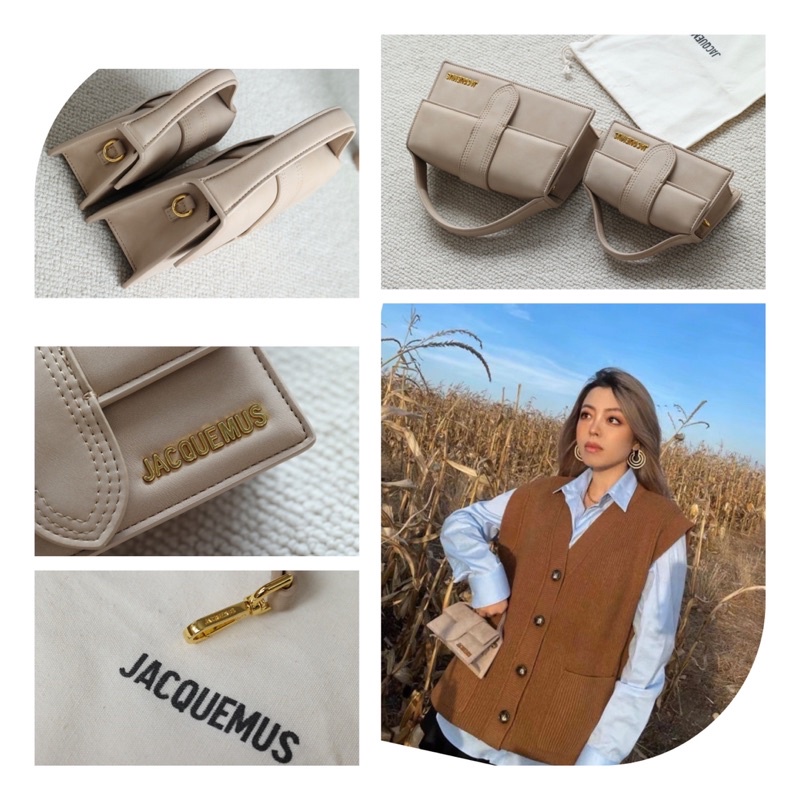 Túi Xách Jacquemus Kem Size 24  -  By Willow.luxury