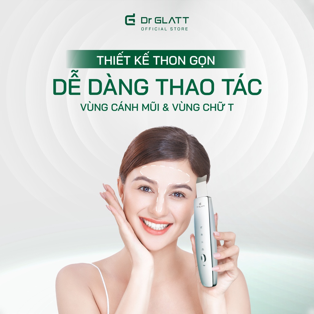 Máy đẩy tinh chất tẩy tế bào chết nâng cơ trẻ hoá da DR GLATT ULTRAS 2.0