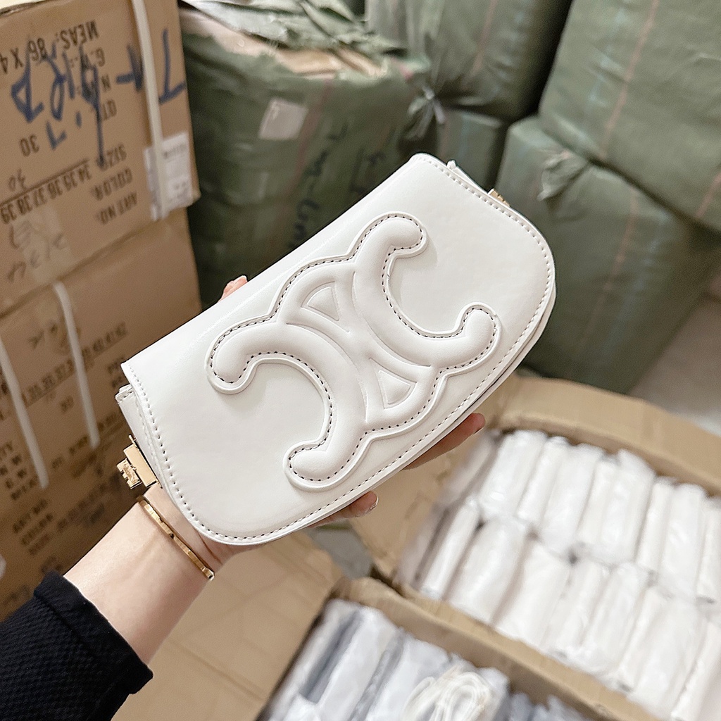 Túi KẸP NÁCH Cline Thiết kế mới thời trang 2023 Dành cho nữ sz 21cm