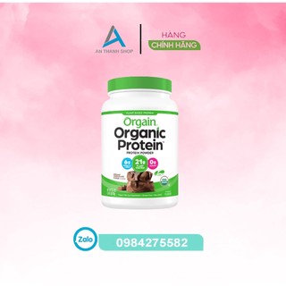 Bột Protein hữu cơ Orgain, Organic Protein & Superfoods 920g hương Socola