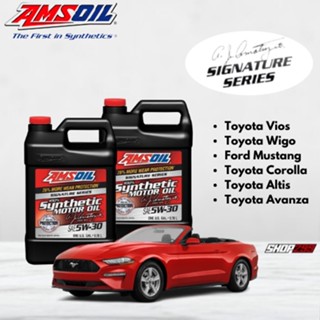 Dầu Nhớt Xe Hơi Tổng Hợp 100% AMSOIL SIGNATURE SERIES 5W30 - 3,78L tiêu chuẩn API SP, GF-6A, Dexos1 Gen 3, ACEA A5/B5