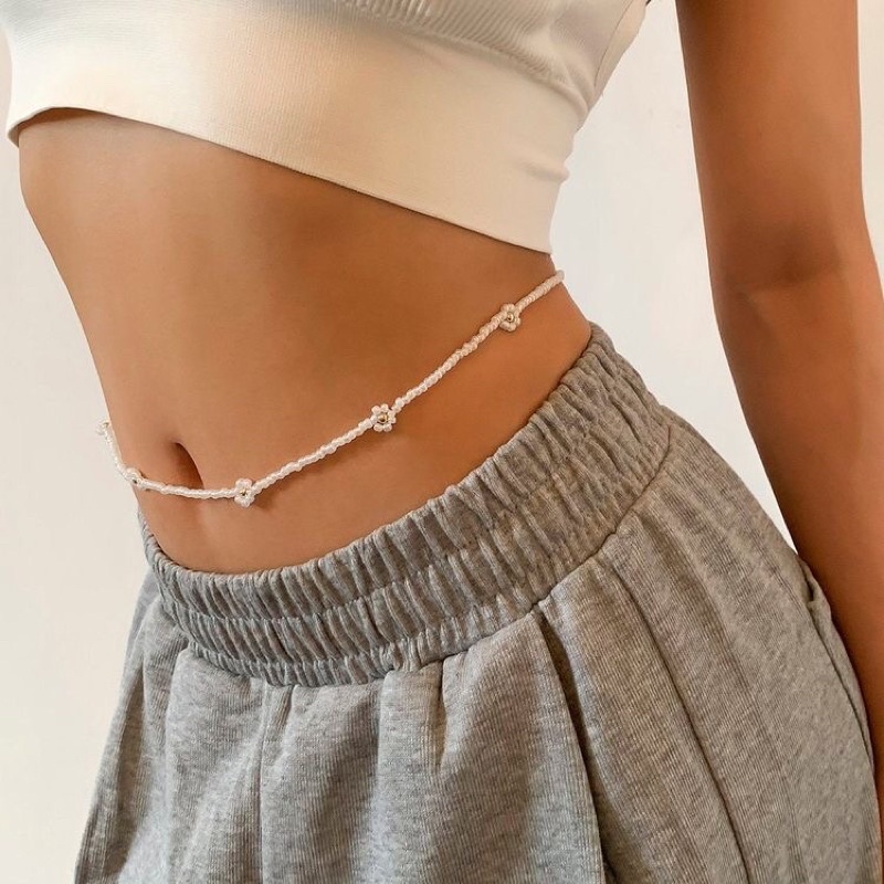 Body Chain Dây Đeo Eo  Hạt Cườm Handmade Cá Tính