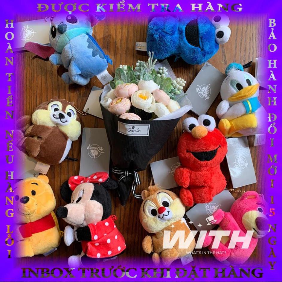 PHỤ KIỆN GẤU BÔNG CÀI TÚI VẢI, TÚI ĐEO CHÉO, BALO - HÌNH NHÂN VẬT HOẠT HÌNH DỄ THƯƠNG andio