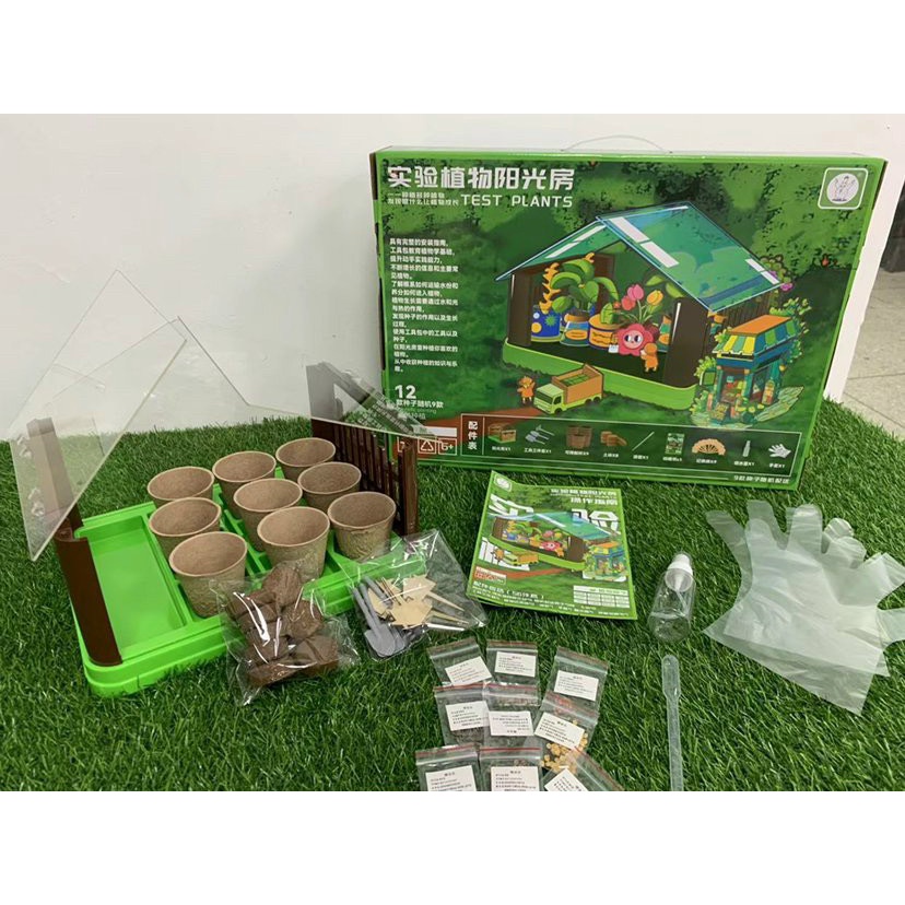 Trò Chơi Trồng Cây Trong Nhà Kính Mini Giúp Bé Theo Dõi Sự Nảy Mầm Và Phát Triển Của Cây, Yêu Thiên Nhiên Hơn