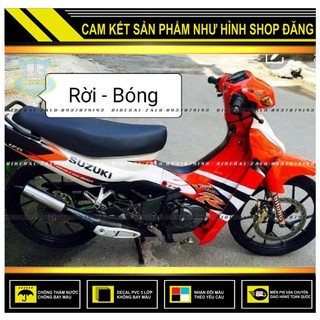 Tem rời satria 2000 phối trắng đỏ