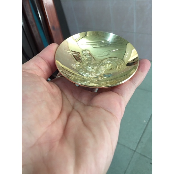 Chén màu vàng khắc 24KGP si tuyển Nhật