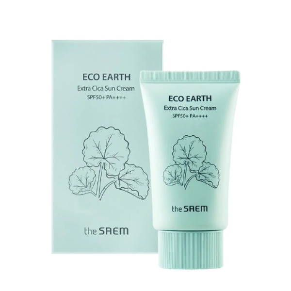 Kem Chống Nắng The Saem Eco Earth Cream 50g