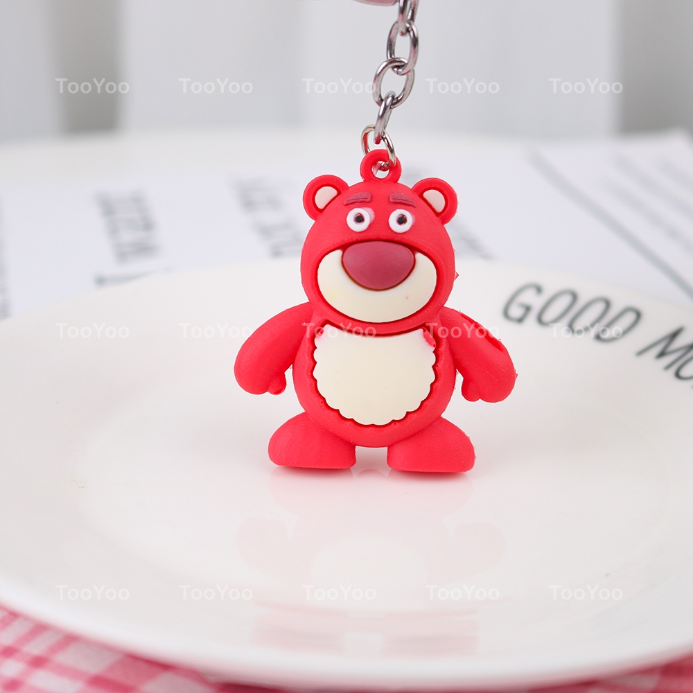 Móc khóa mini Gấu gâu Lotso nhiều mẫu dễ thương cute TooYoo BK00545