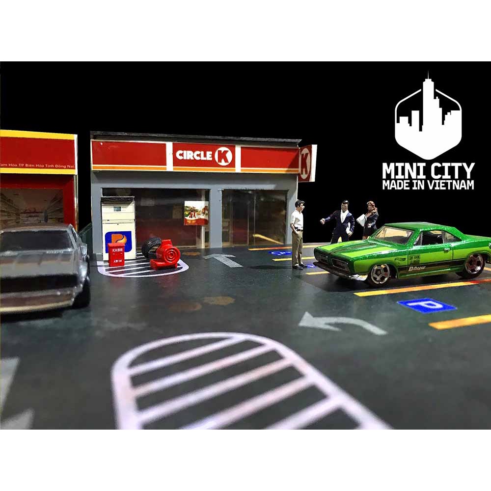 Mô hình bãi đậu xe 1:64 SK01