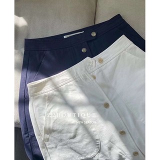 CHÂN VÁY XOÈ evertrue cúc dọc 13509
