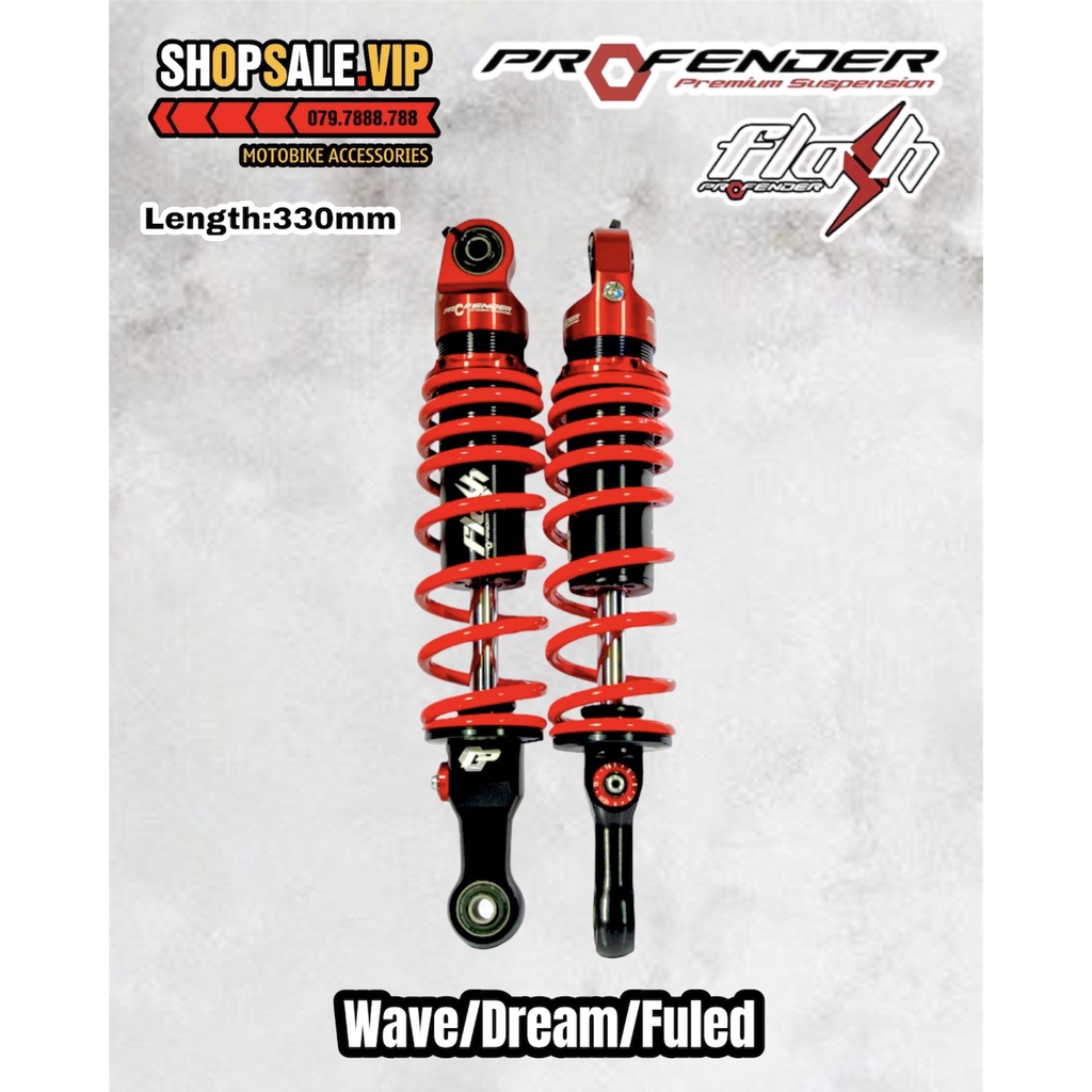 Phuộc ProFender Flash Series Cho Wave/Dream/Fuled 125