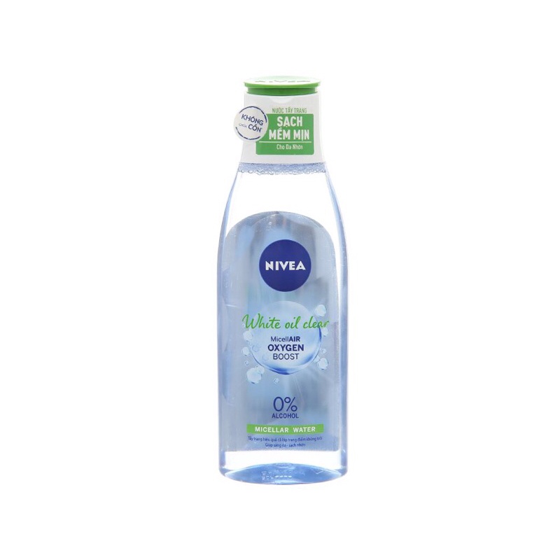 TẨY TRANG KHÔNG CỒN NIVEA MICELLAIR OXYGEN BOOST