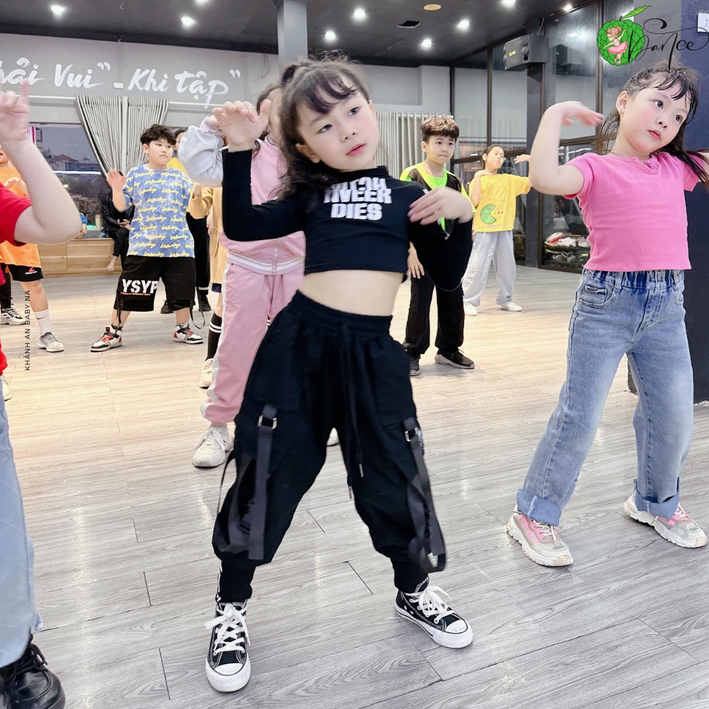 Quần Jogger nhảy FANE bé trai bé gái hiphop đi chơi đi nhảy đồ tập zumba tiktok dance hiện đại