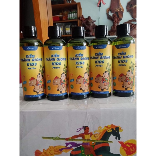 Nước Kiềm Thánh Giống kid - Nước Kiềm saphia trẻ em 100ml